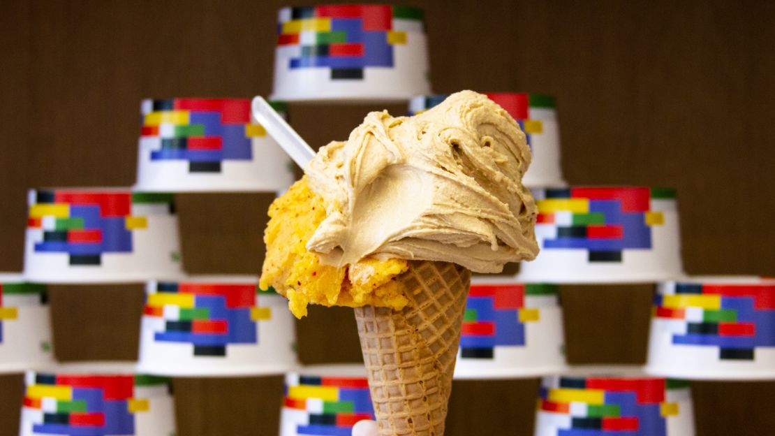 The ice cream from the Republic of Booza is dense, flavorful and stretches like dough.