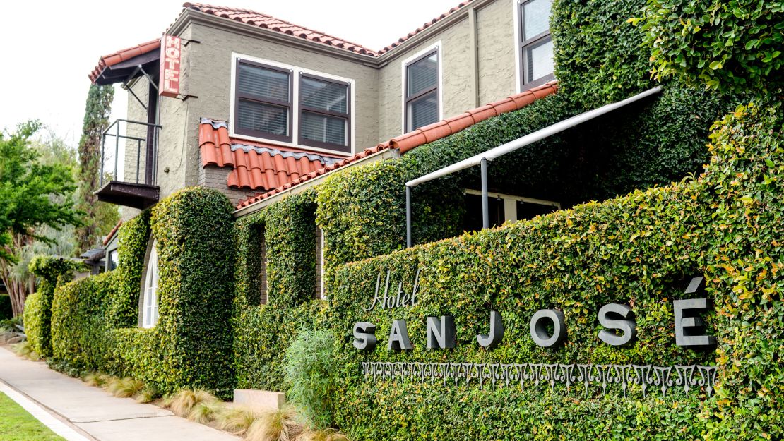 In busy Austin, the Hotel San Jose has a much-appreciated private garden.