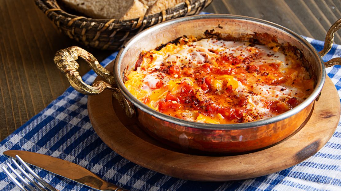 Menemen is named after a region in Turkey