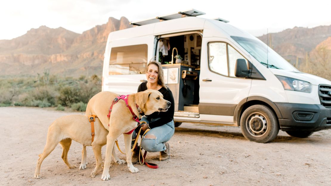 Van lifer Cori Geiger is hugely proud of her campervan, Cadia.