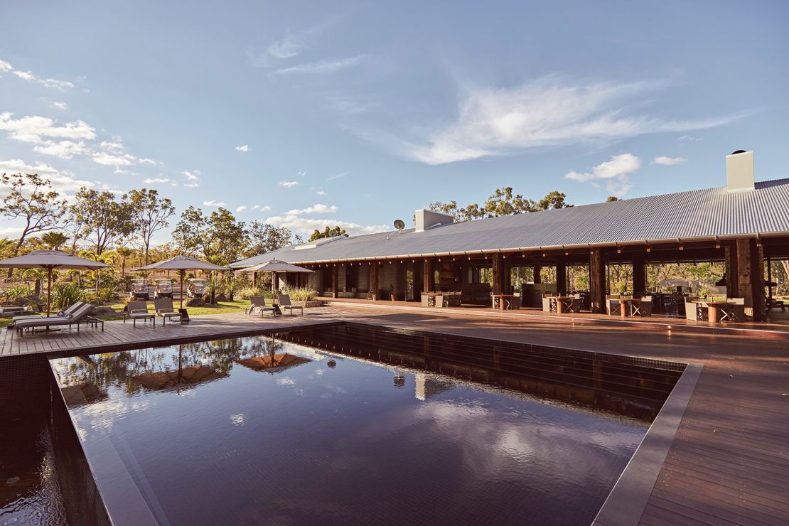 Mount Mulligan Lodge offers laid-back lavishness in a rugged outback environment. 