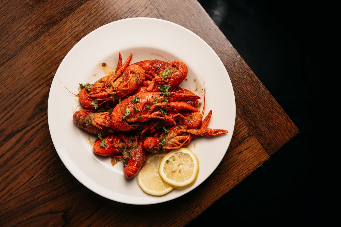 Crawfish served at Mukbang Seafood and Bar in New Orleans.