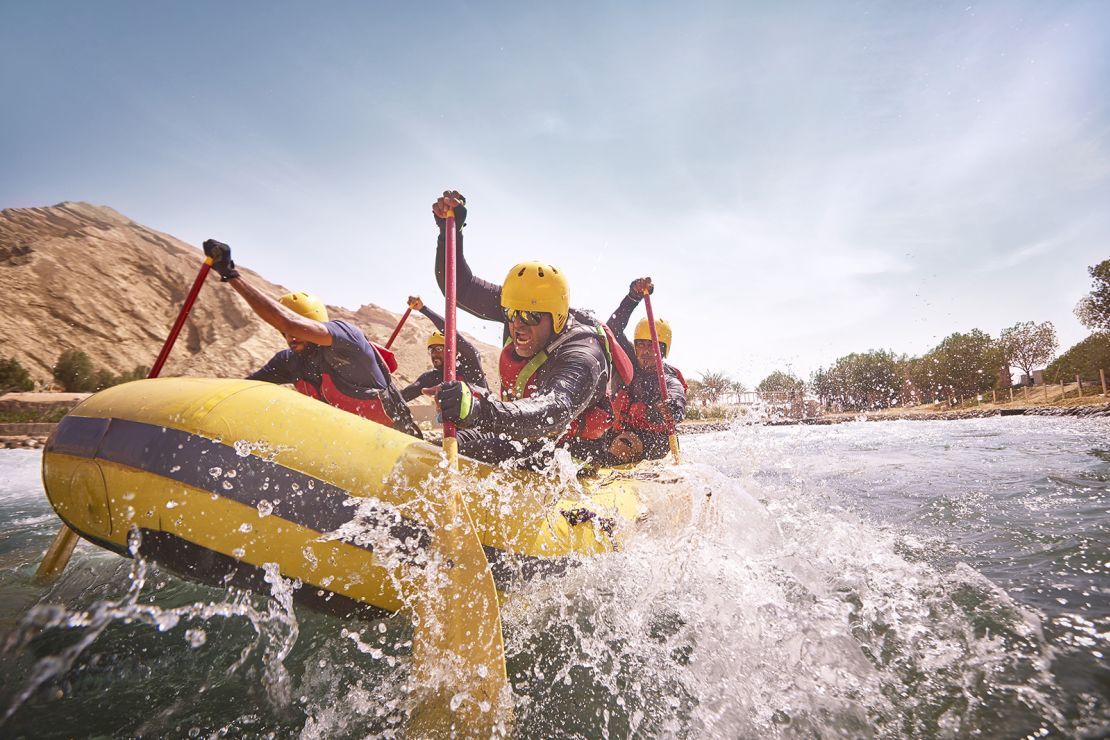 The water park says it utilizes 12.4 million gallons of water at any given time.