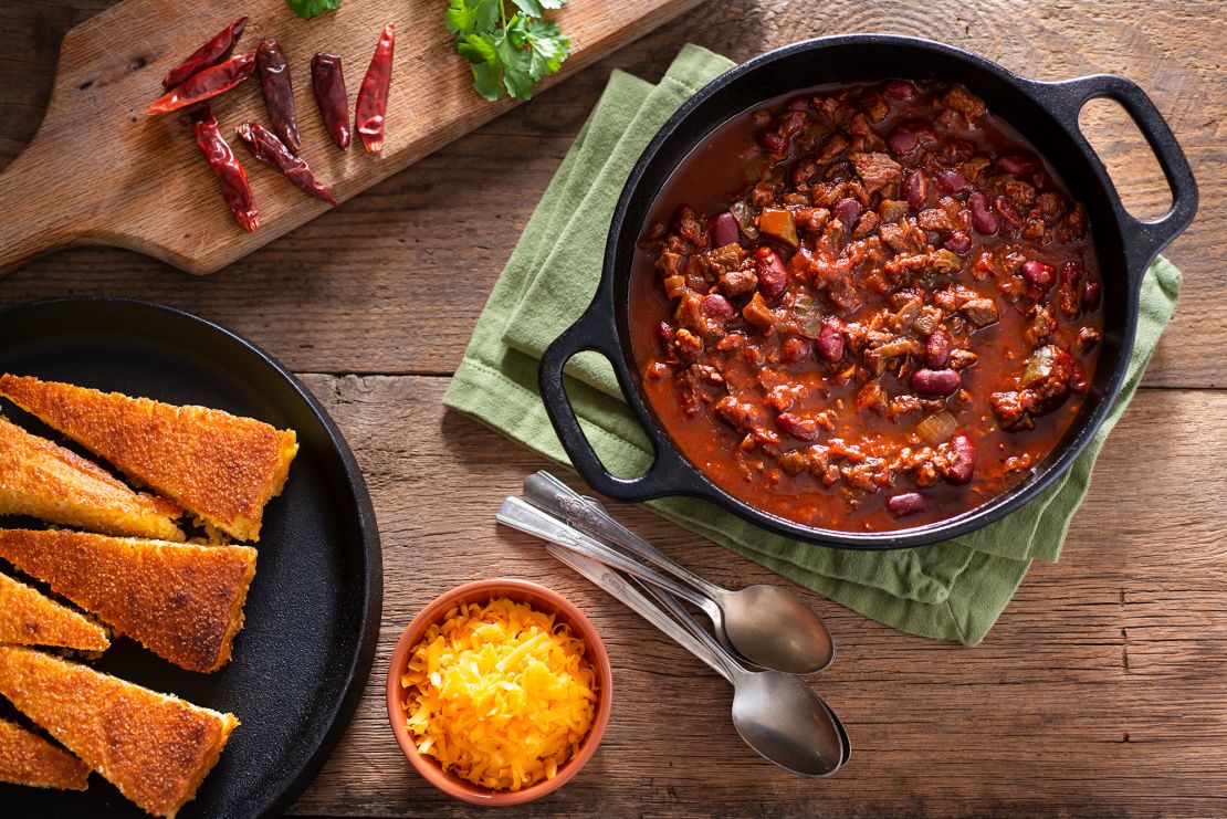 Chili, classic Southwestern style.