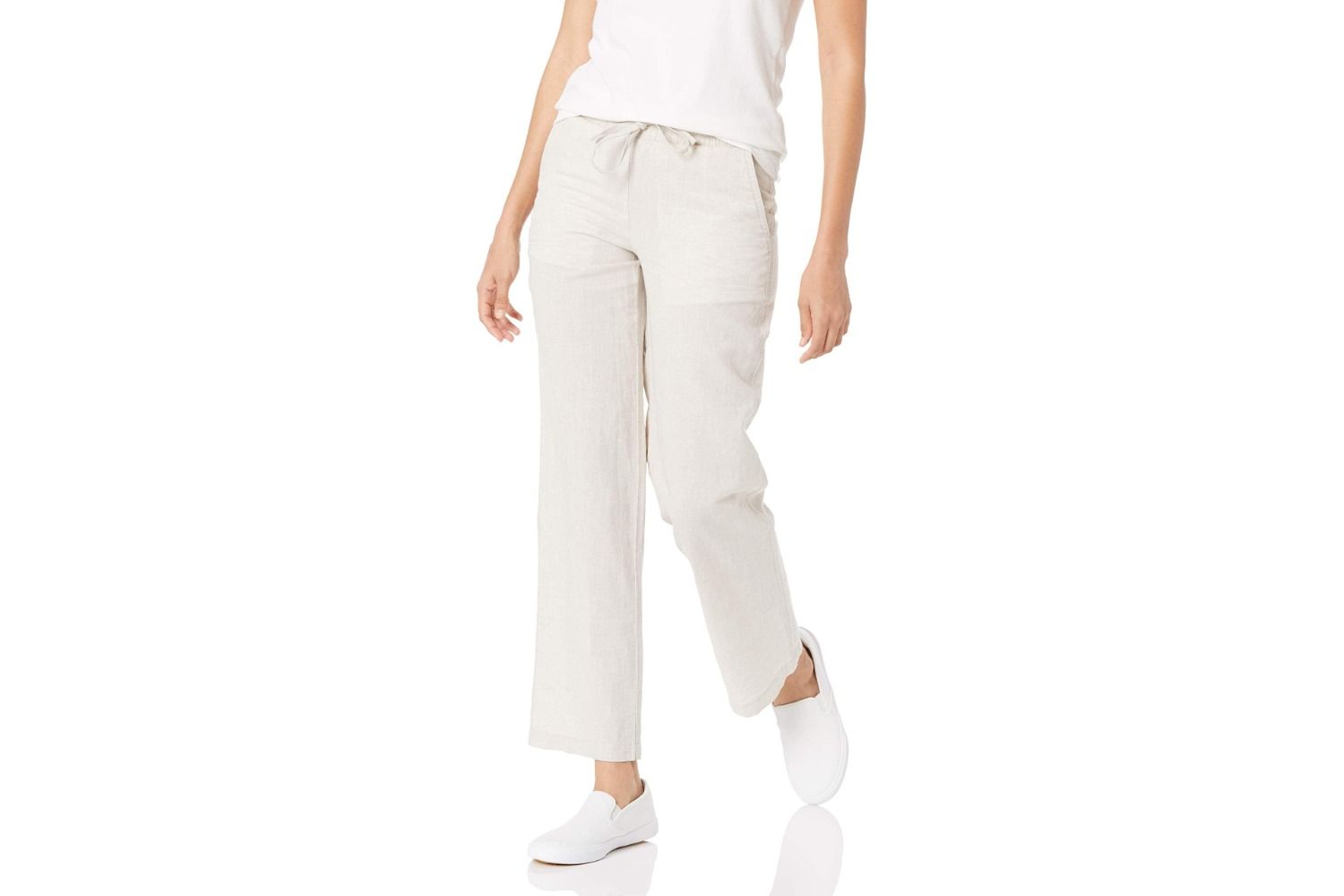 amazon essentials womens pull on linen