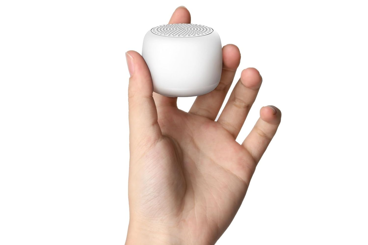 Babelio White Noise Sound Machine for Adults Kids Baby, Mini, 15 Non-looping Sounds, Timer, Memory Function, Easy to Pocket and Travel White