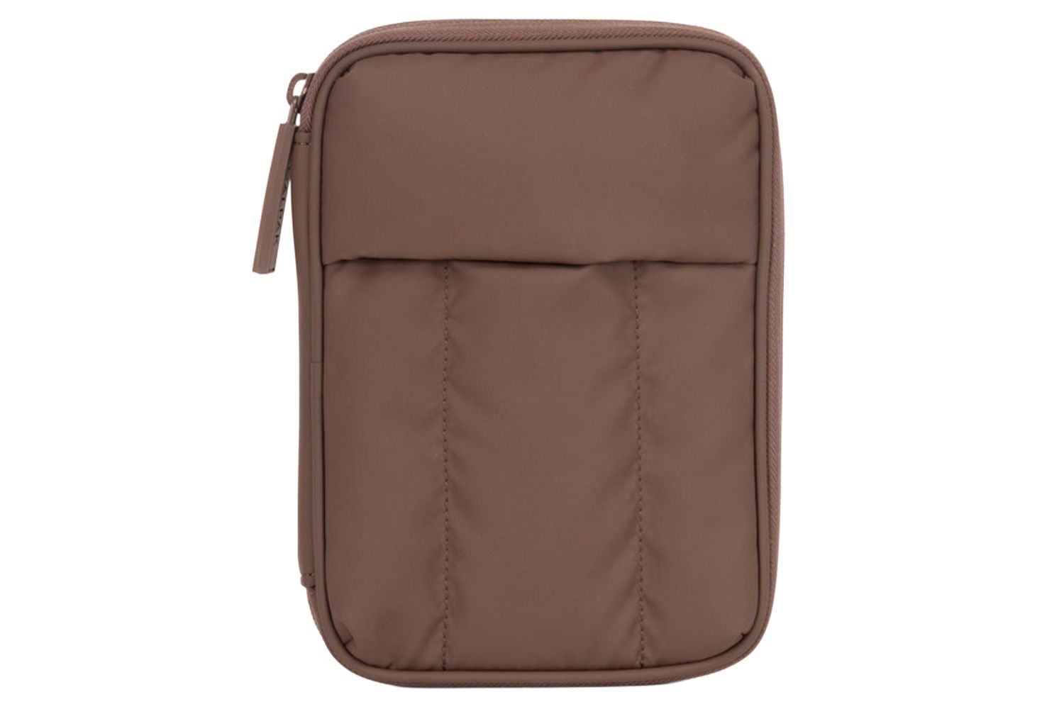 Luka Zip Passport Wallet in Walnut