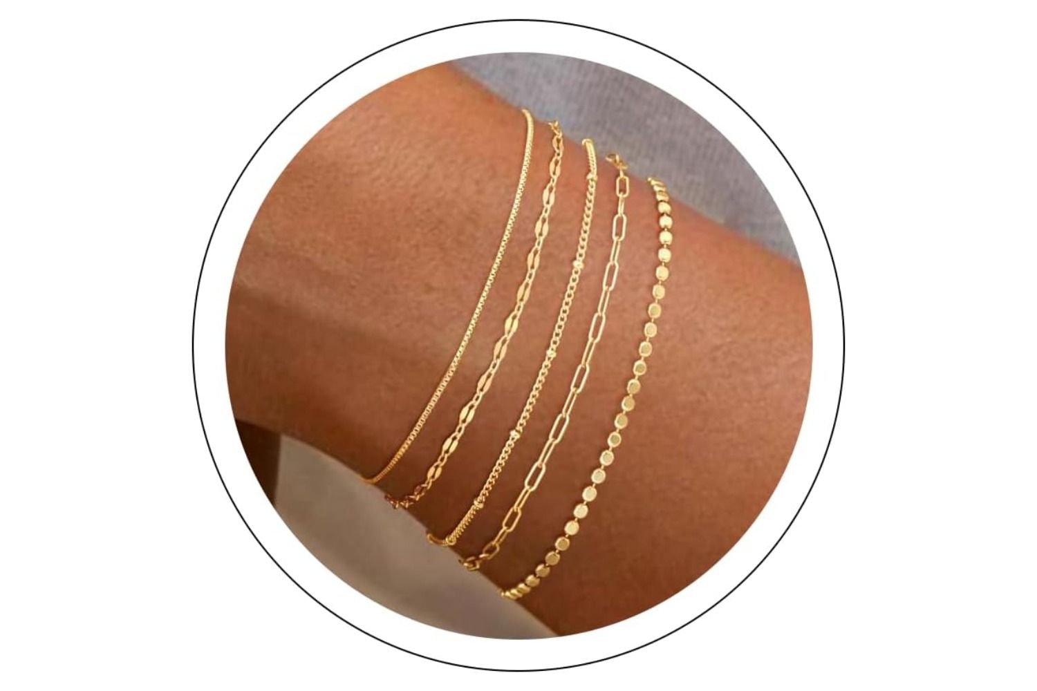 mbw gold braclets for women