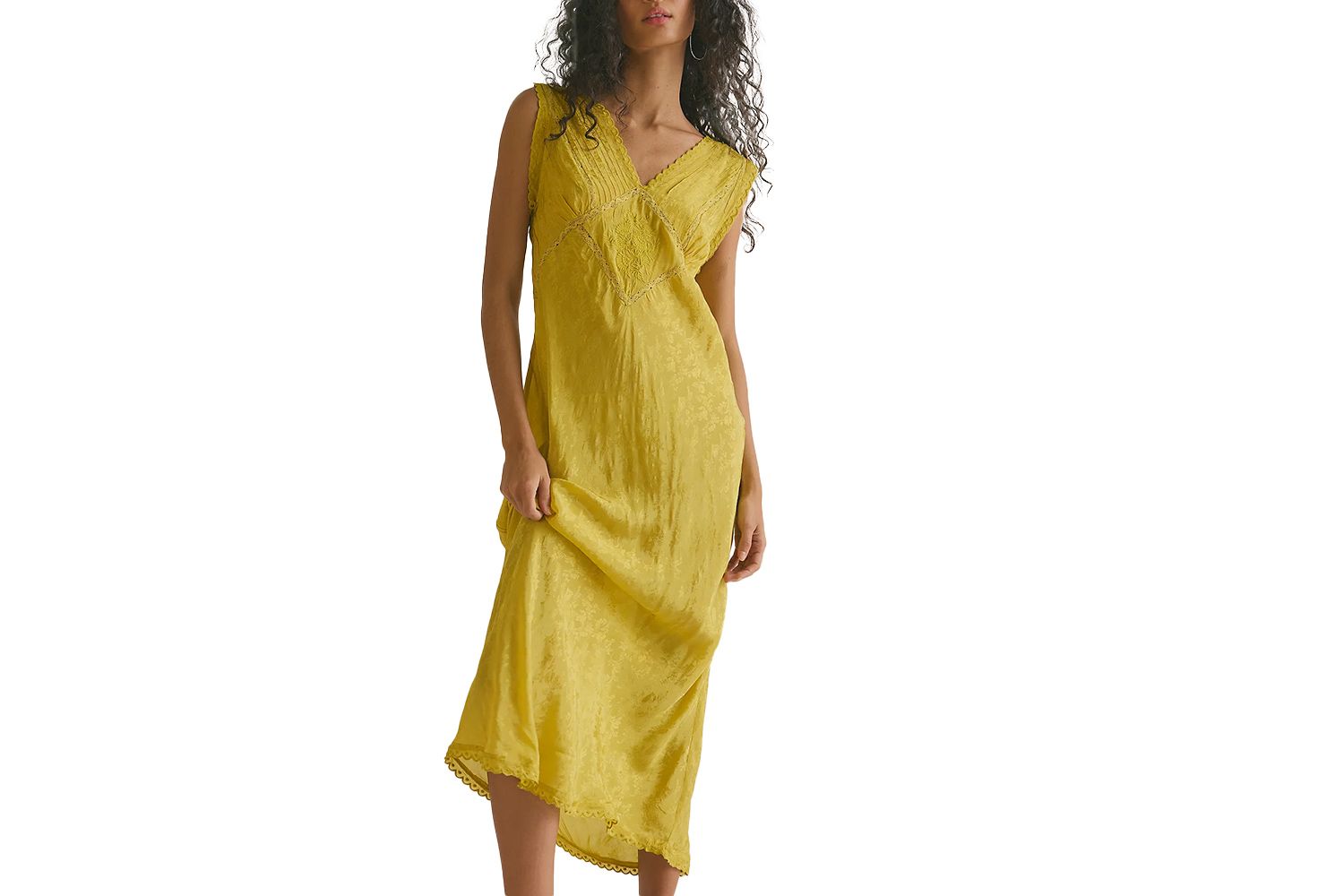 Me & You Satin Midi Slip