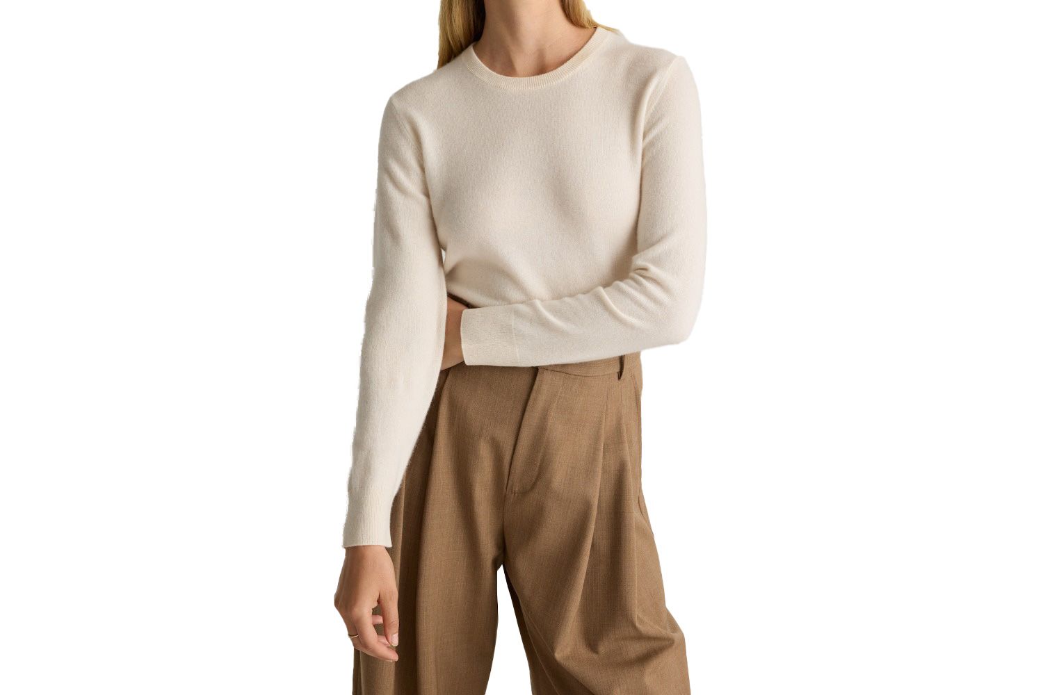 Quince Mongolian Cashmere Crewneck Sweater