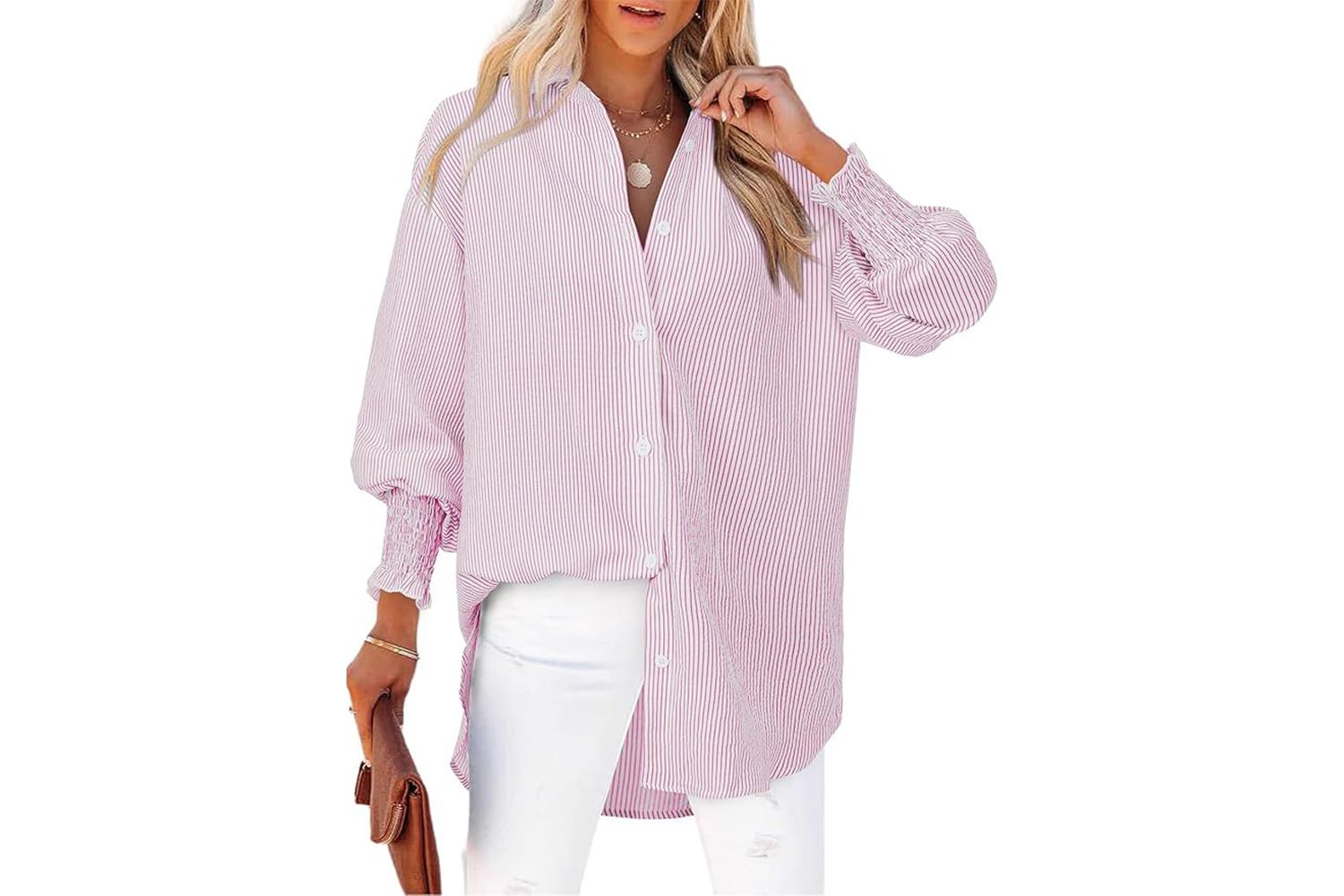 Striped Button Down Shirts Long Sleeve